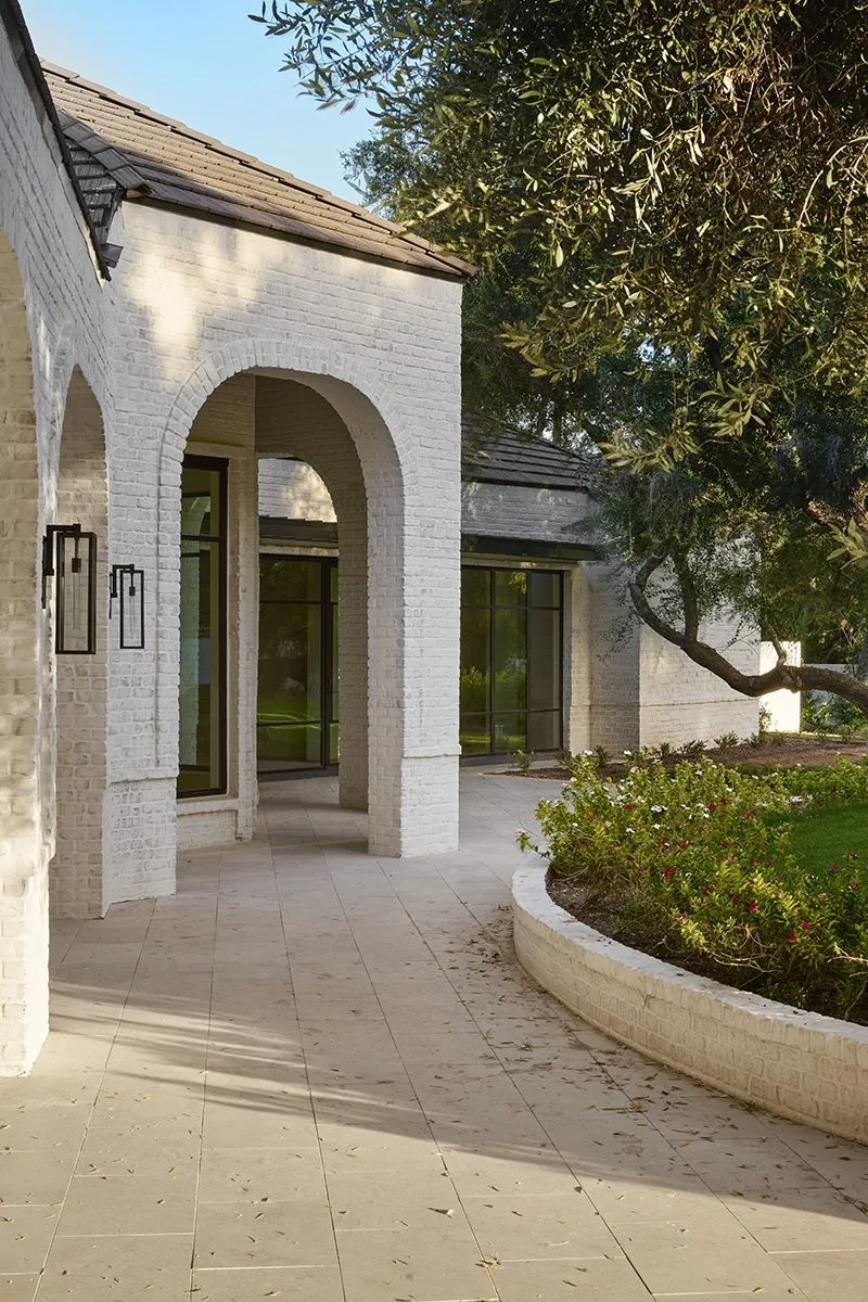 Exterior courtyard remodeled in Scottsdale